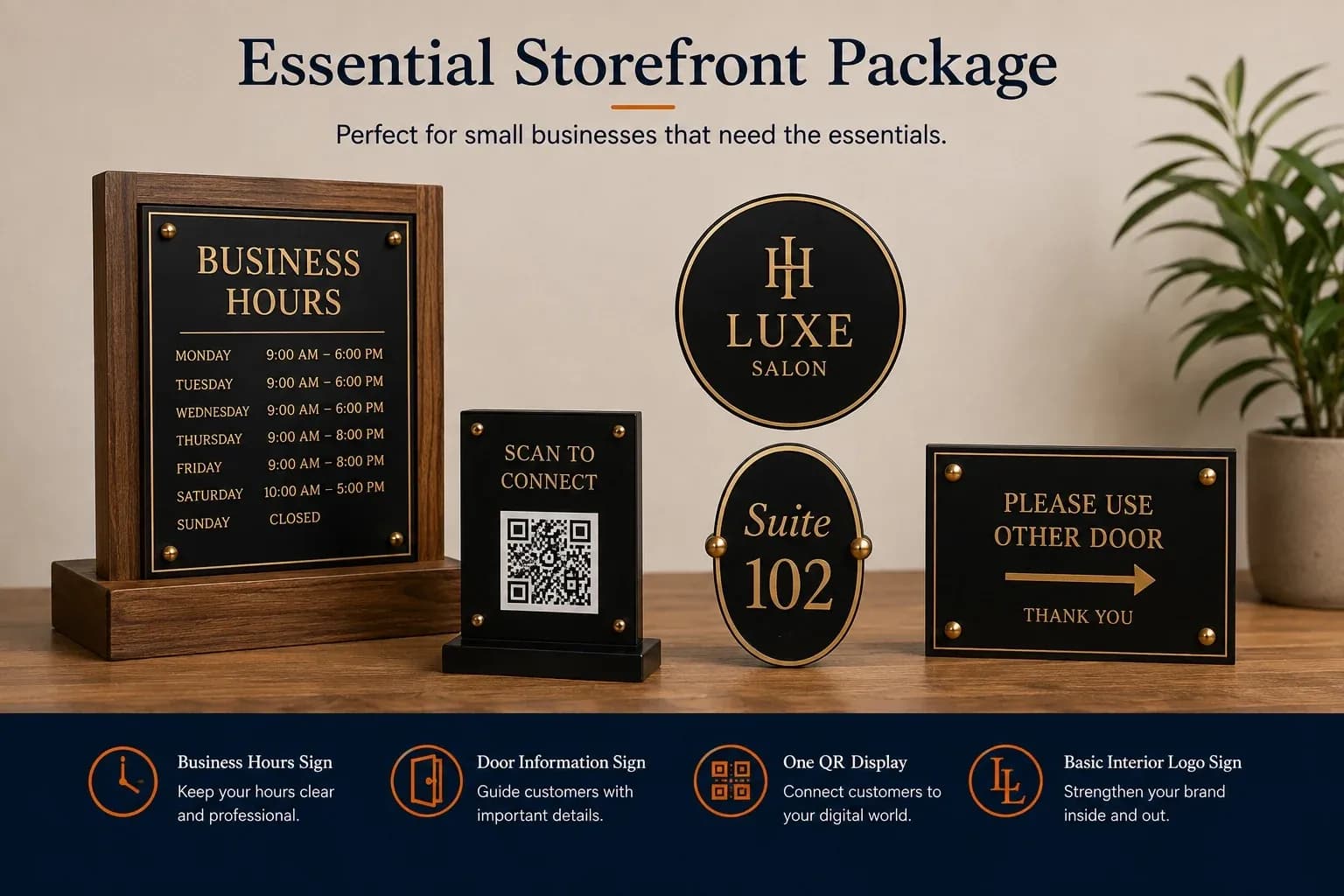 Essential Storefront Package for small local businesses