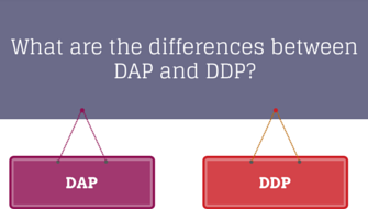 What is difference between DDP and DAP?